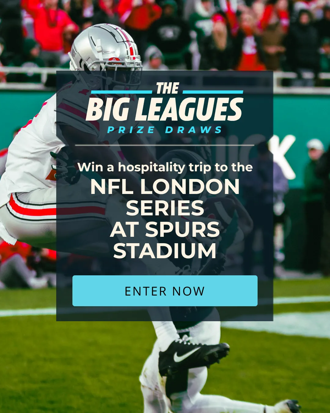 NFL LONDON: HOSPITALITY FOR 2 — Colts v Commanders at Spurs Stadium (4th Oct)