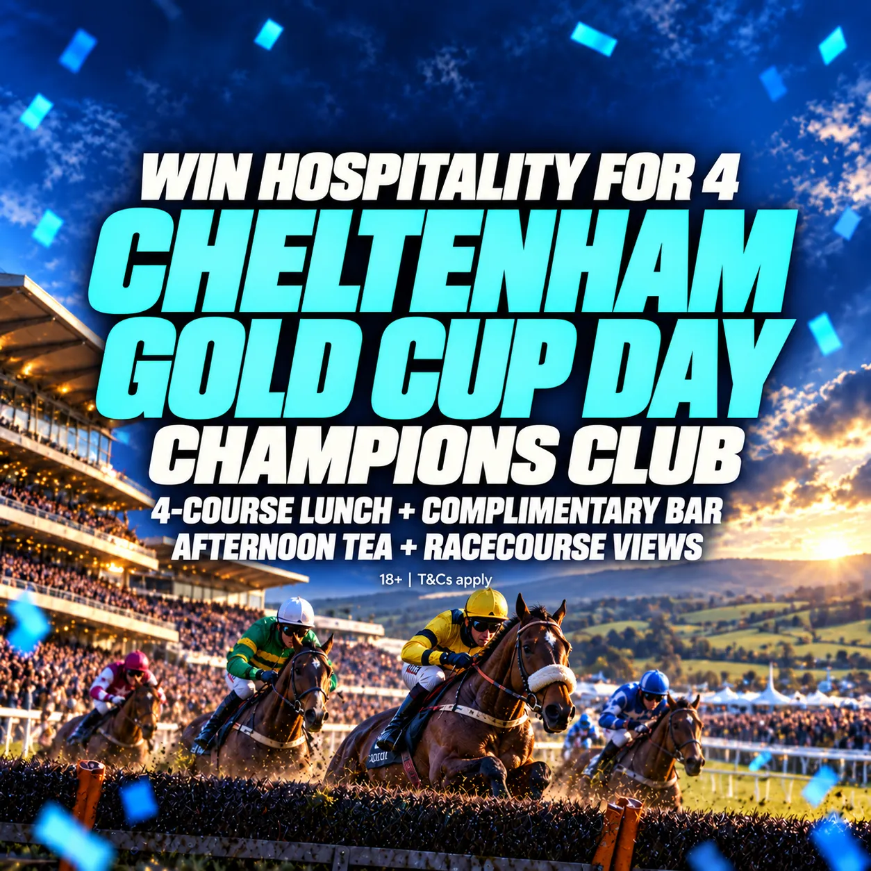 🏇 4 HOSPITALITY TICKETS TO GOLD CUP DAY AT THE CHELTENHAM FESTIVAL 🏇